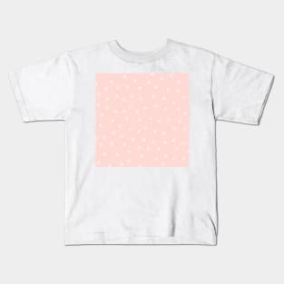 Dainty Flowers on Pink Kids T-Shirt